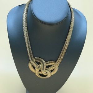 18k Yellow Gold Over Sterling Silver Necklace.